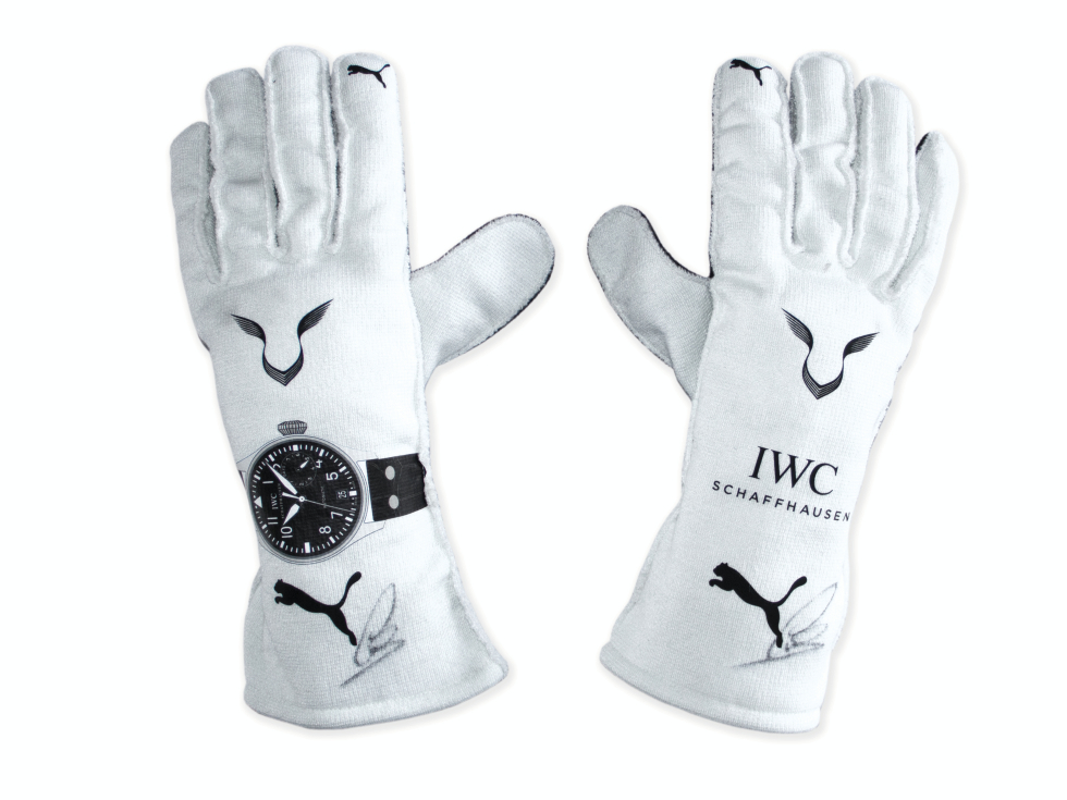 puma racing gloves with watch